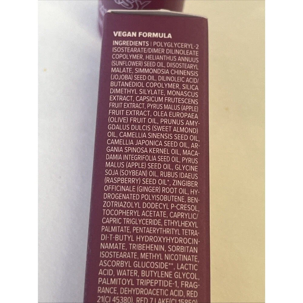 I Dew Care Glow Easy Raspberry Vitamin C Lip Oil Tinted Gloss NIB